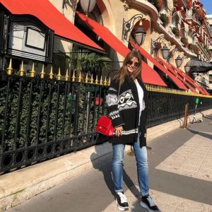 نانسي عجرم خلال حملها الثالث