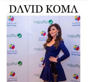 Elissa in David Koma