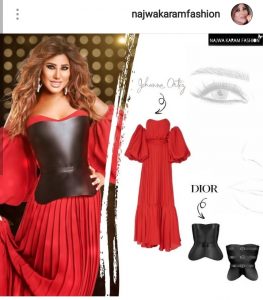 Najwa Karam's looks