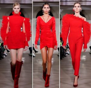 O se tasi o fa'aaliga sili ona matagofie ua saunia-e-ofu i London Fashion Week, David Koma's Winter 2019 show