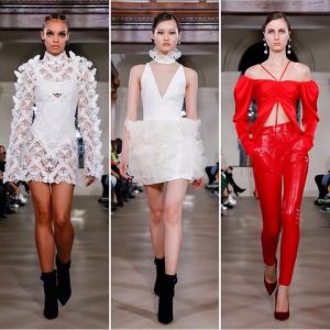 O se tasi o fa'aaliga sili ona matagofie ua saunia-e-ofu i London Fashion Week, David Koma's Winter 2019 show