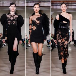 Ien fan 'e moaiste ready-to-wear moadeshows op' e London Fashion Week, David Koma's Winter 2019 show