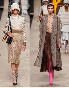 Desfile de inverno 2019 de Fendi durante a Semana da Moda de Milán