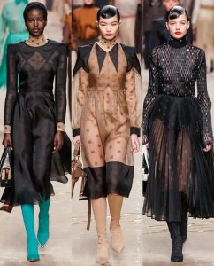 Desfile de inverno 2019 de Fendi durante a Semana da Moda de Milán