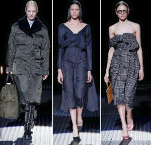 Nunin titin jirgin sama na Prada Winter 2019 yayin Makon Fashion Milan