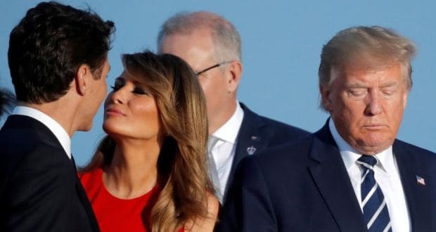 Melania og Trudeau