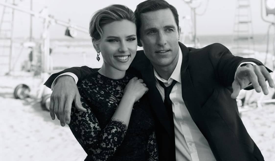 Scarlett Johansson is the face of Lucci and Gabbana