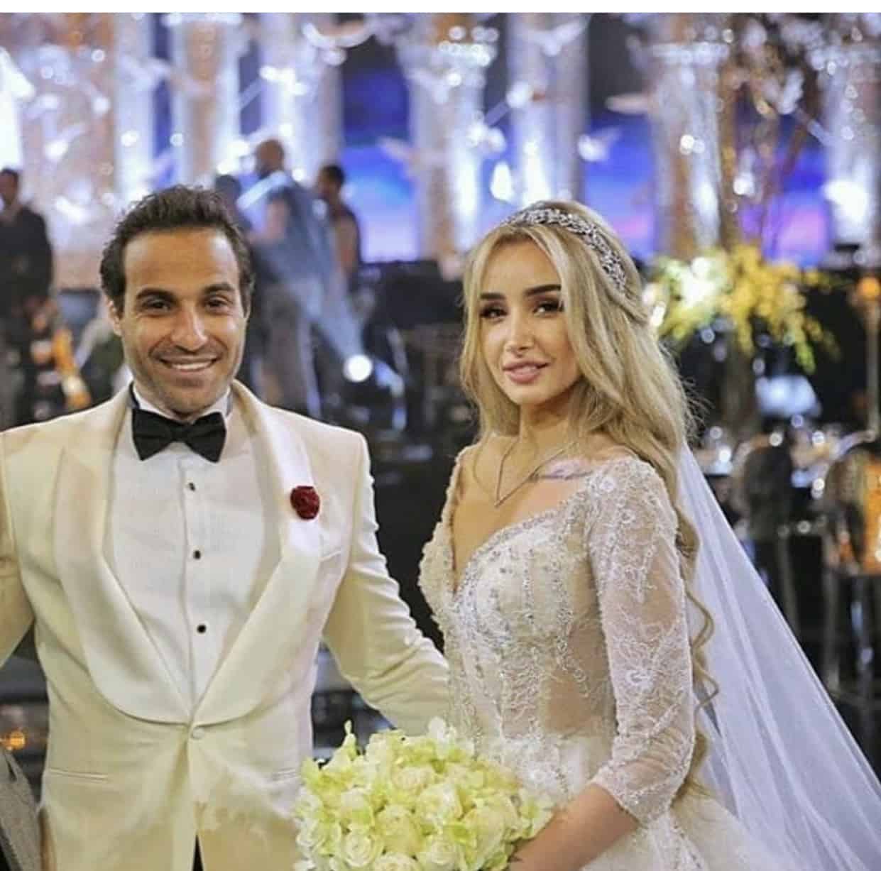 لقطات من زفاف احمد فهمي وهنا الزاهد