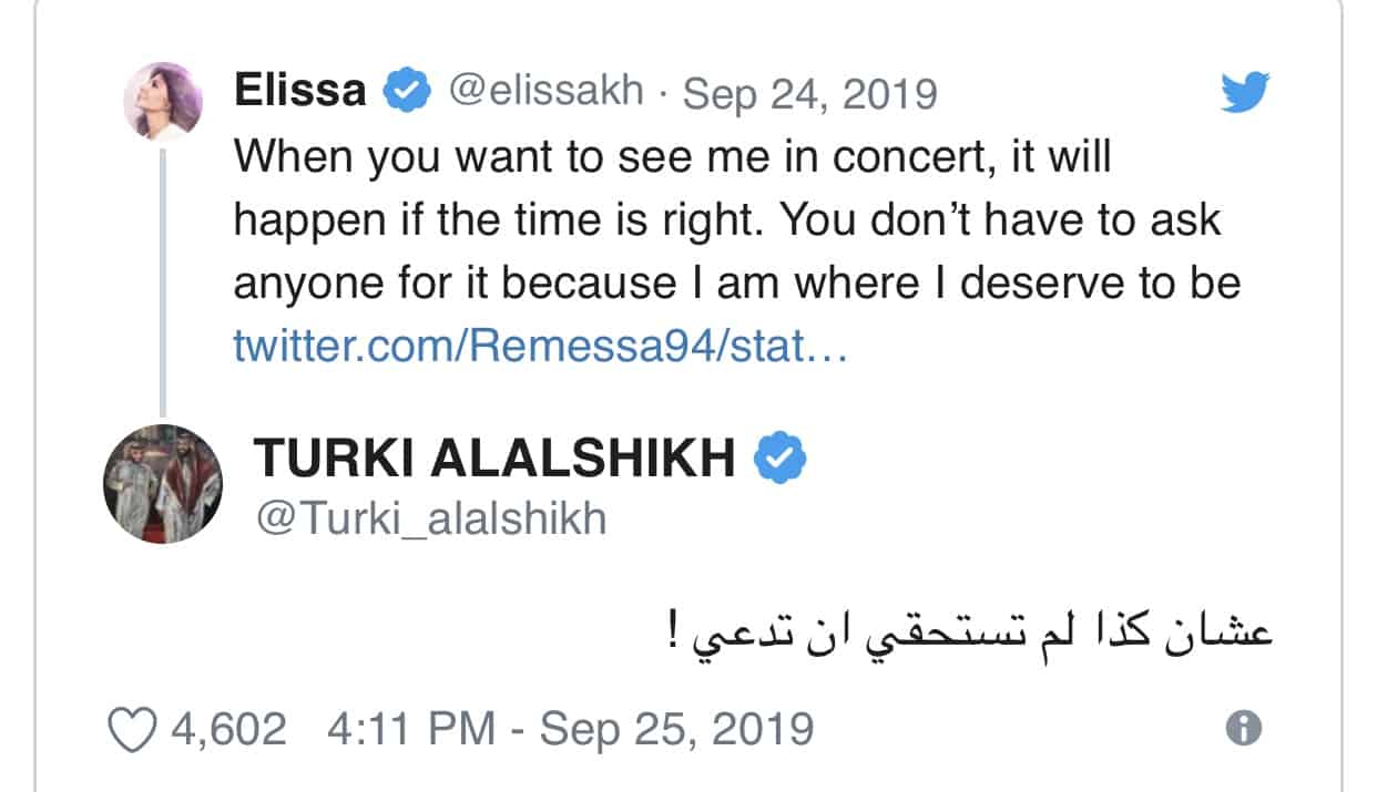 Összecsapás Elisa és Turki Al Sheikh között