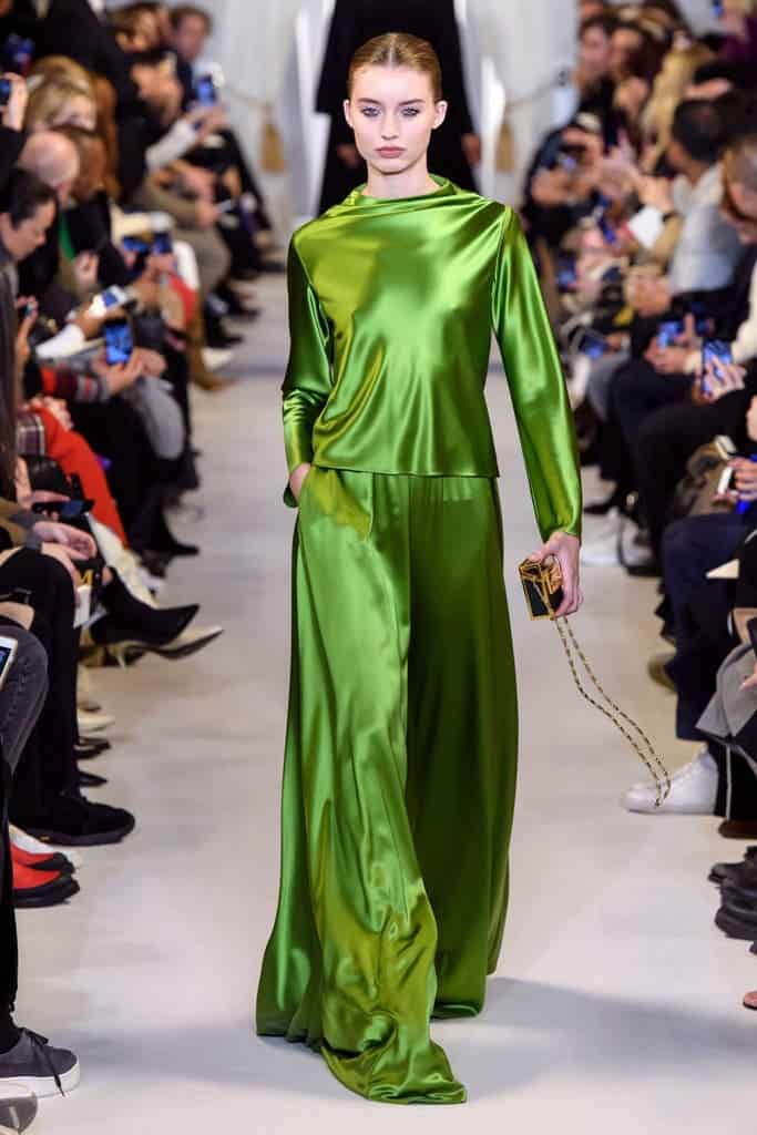 Green Fashion minn Brandon Maxwell