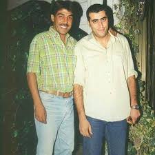 An old photo of Bassem Yakhour and Ayman Reda