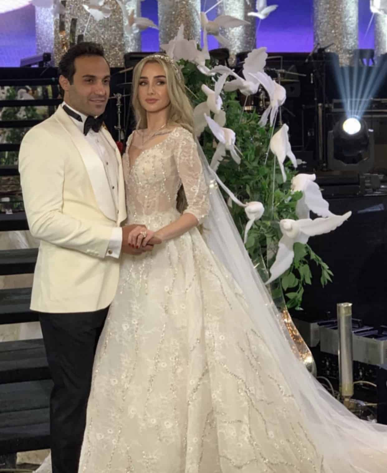 لقطات من زفاف احمد فهمي وهنا الزاهد