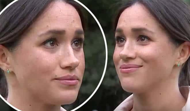 Meghan Markle talar um baráttu sína í höllinni