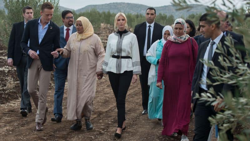 Ivanka Trampning Marokashdagi eng yaxshi ko'rinishi