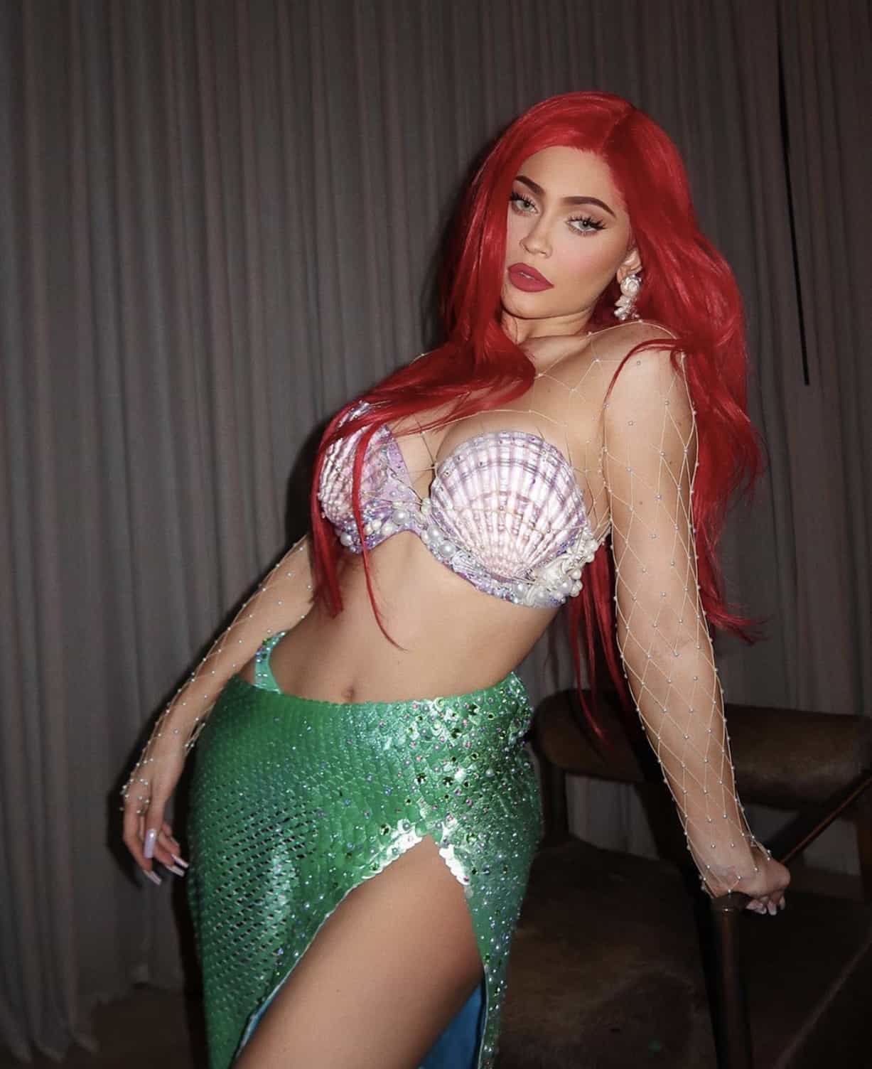 Kylie Jenner se transforme en sirène à Halloween