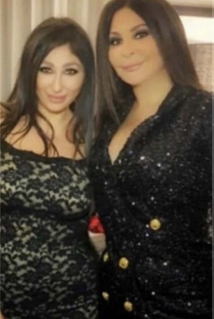 Gambar kulawarga Elissa sareng kaponakan awewena, salinanana