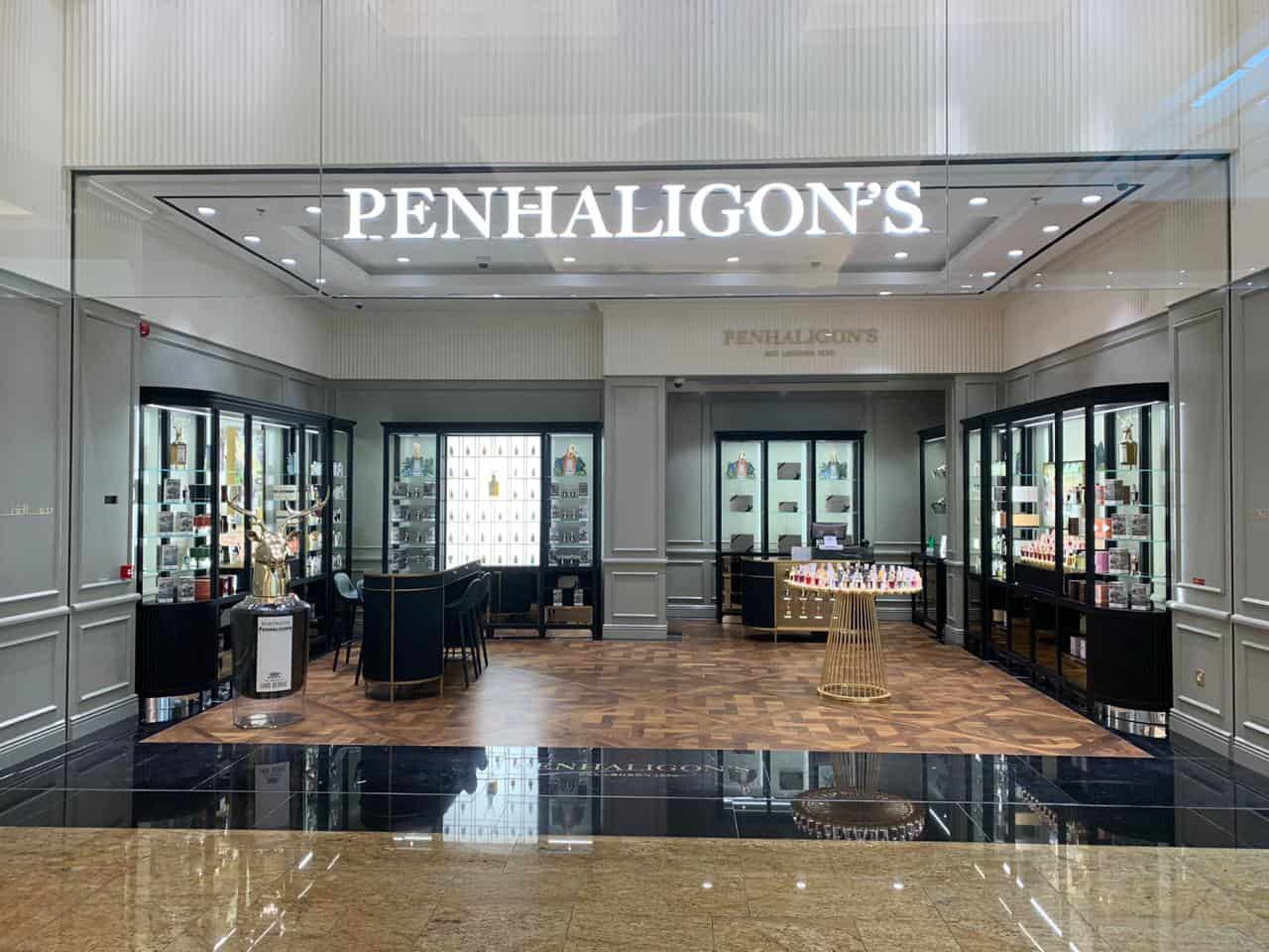 Malfermo de butikoj de PENHALIGON en Mall of the Emirates kaj The Galleria Al Maryah Island