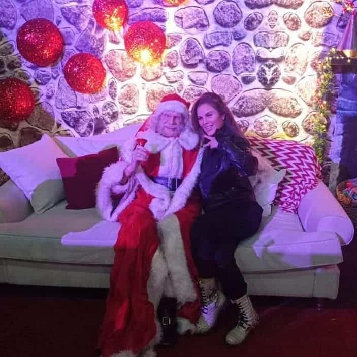 Nicole Saba saat Natal