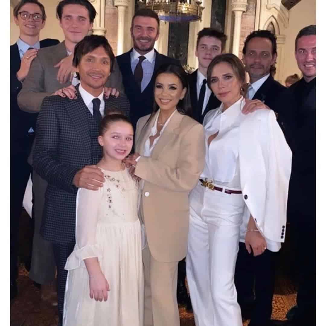 La famiglia di David Beckham festeggia il Natale