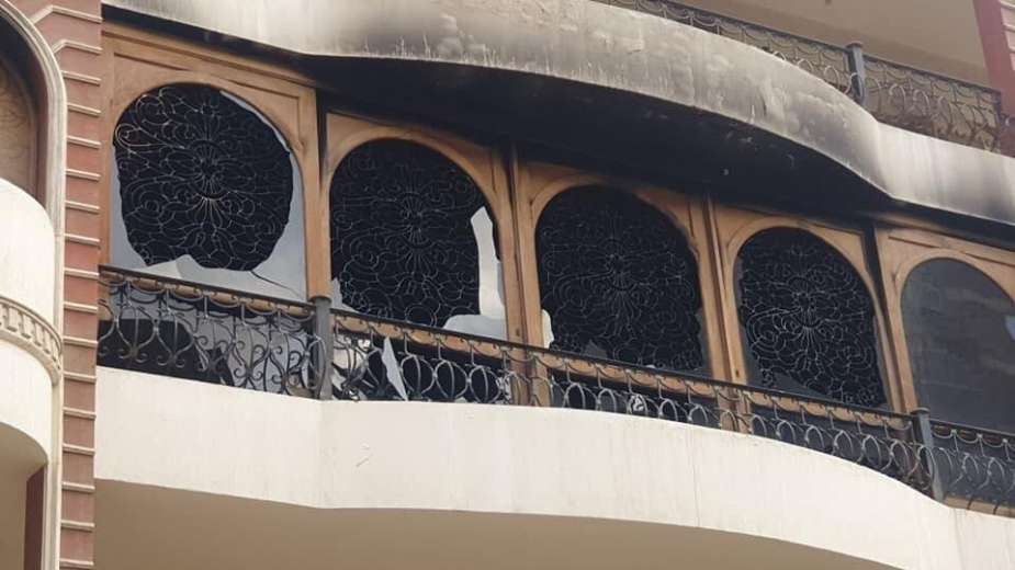 Branden i Ihab Tawfiks villa och hans fars död