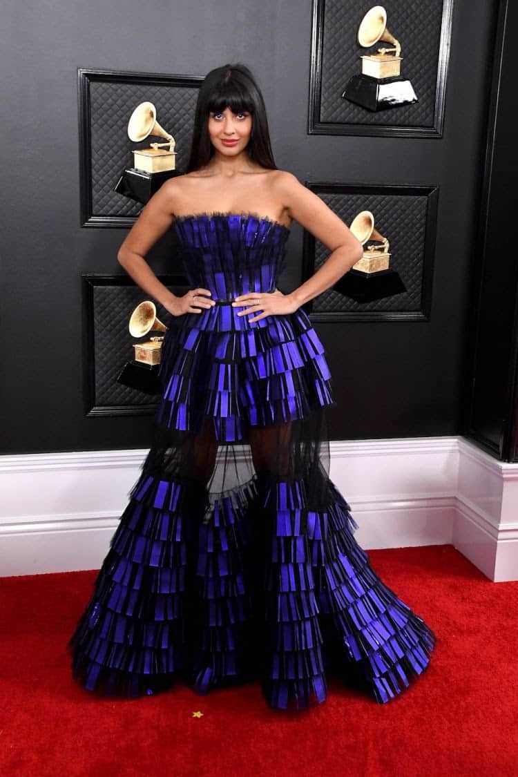 Jamila Jameel ໃນງານ Grammys 2020