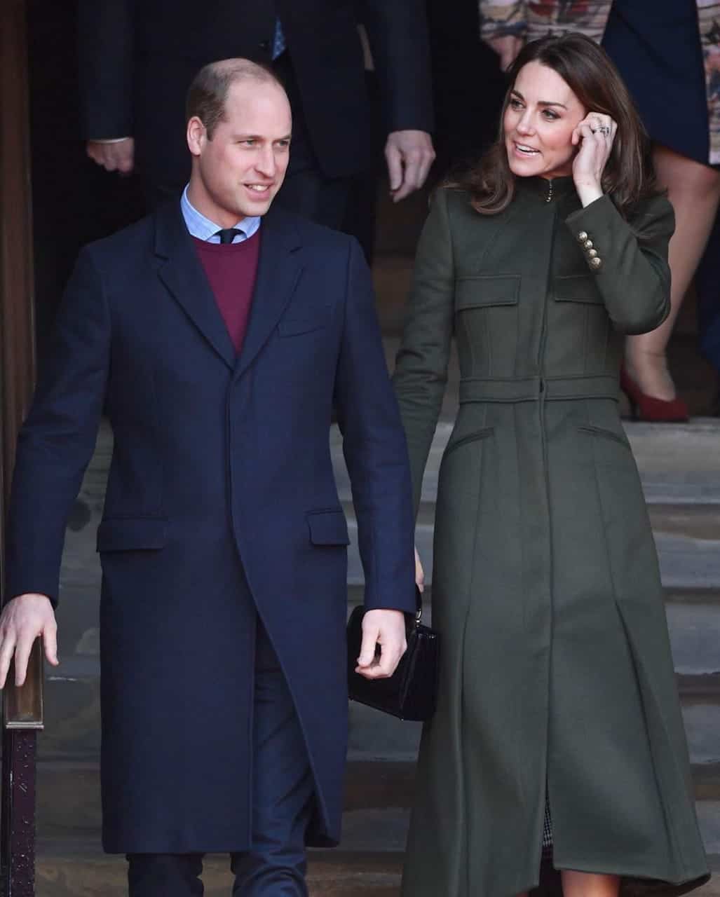 Première apparition du prince William et de Kate Middleton après la démission de Harry