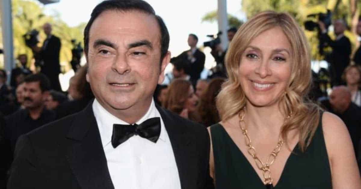 Primeira aparición de Carlos Ghosn no Líbano