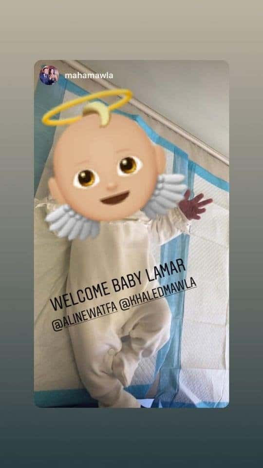 Si Aline Watfa ay buntis sa kanyang unang anak na si Lamar