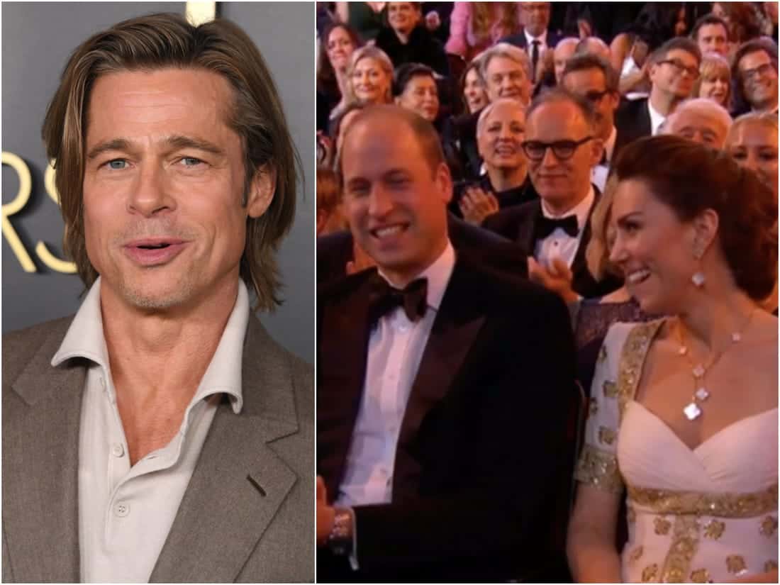 Brad Pitt Príncipe Harry Príncipe Guillermo