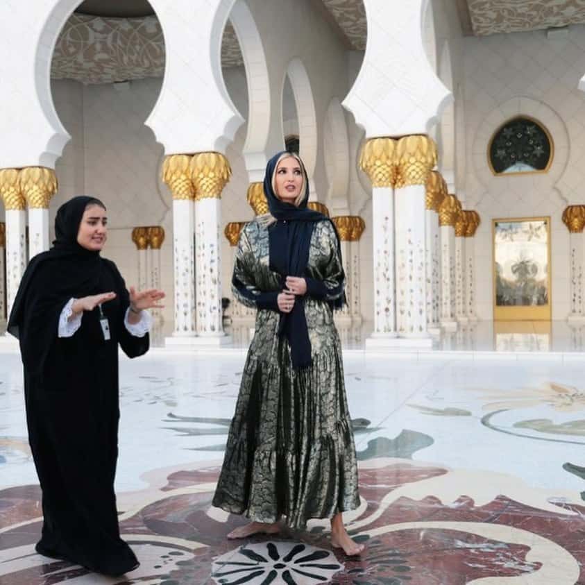 Ivanka Trump AÜE abaya