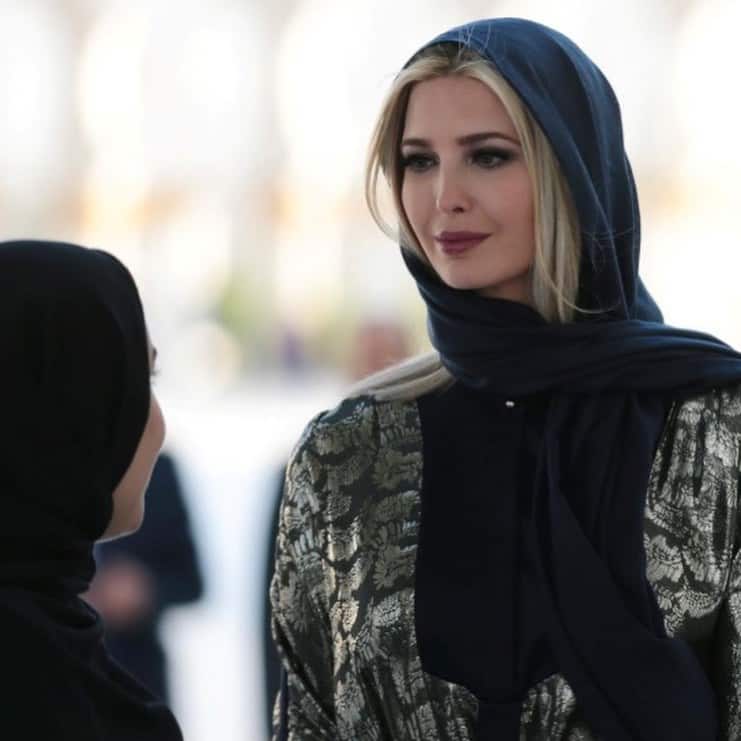 Ivanka Trump abaya degli Emirati Arabi Uniti