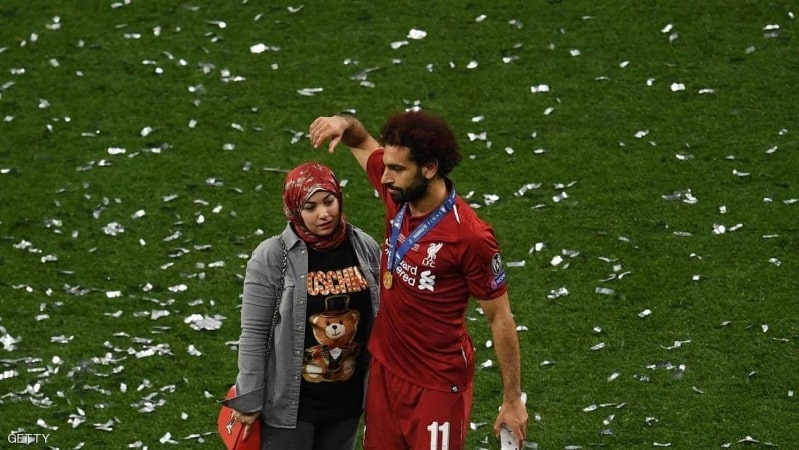 Mohamed Salah a jeho manželka Maggie