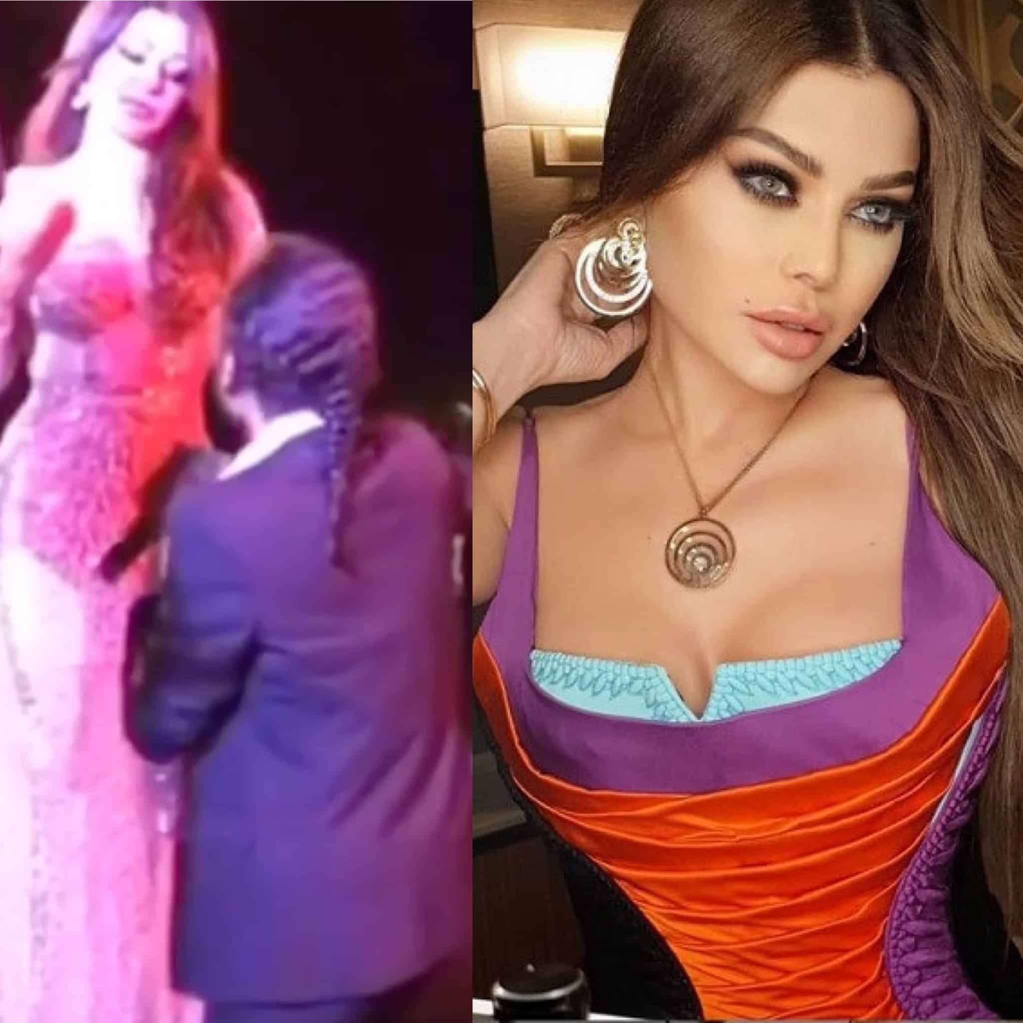 Haifa Wehbe in una situazione imbarazzante