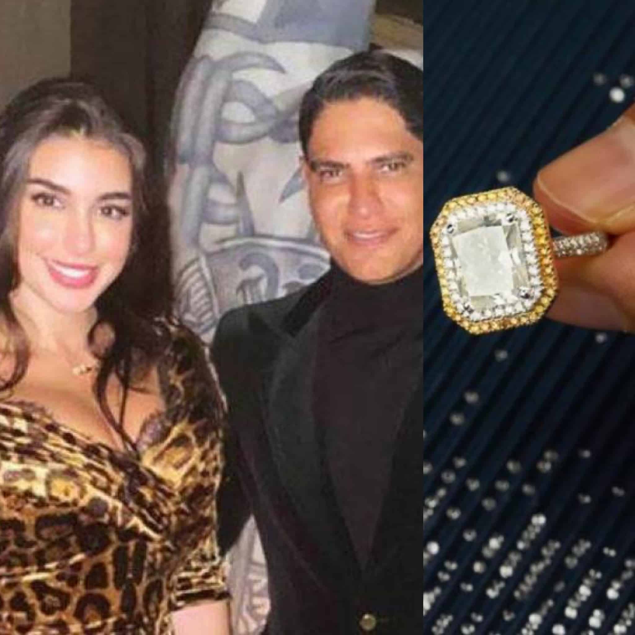 Yasmine Sabry's engagement ring