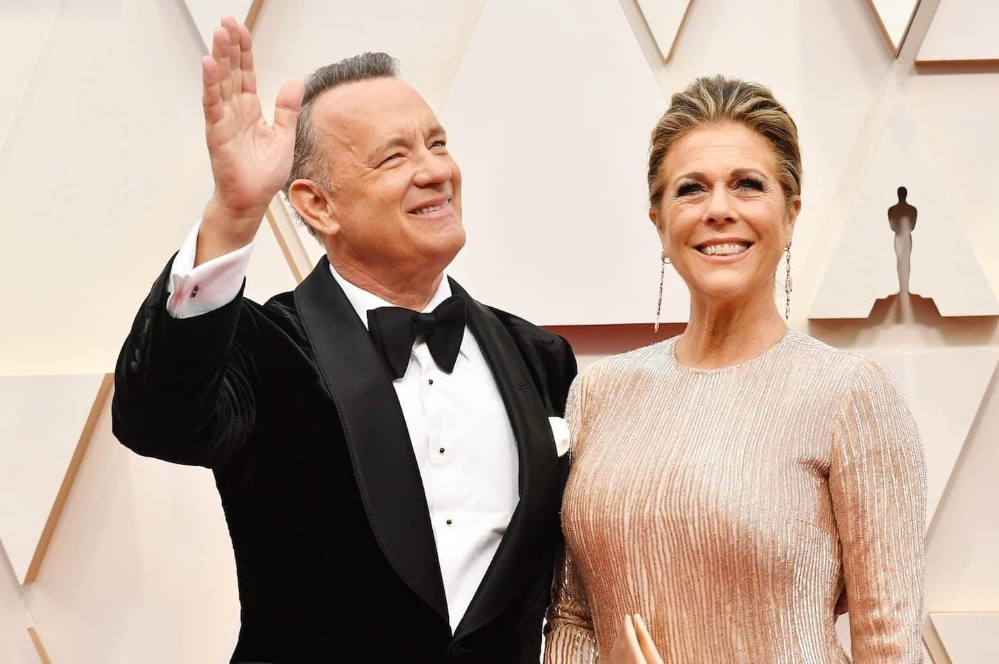 Tom Hanks e sua esposa