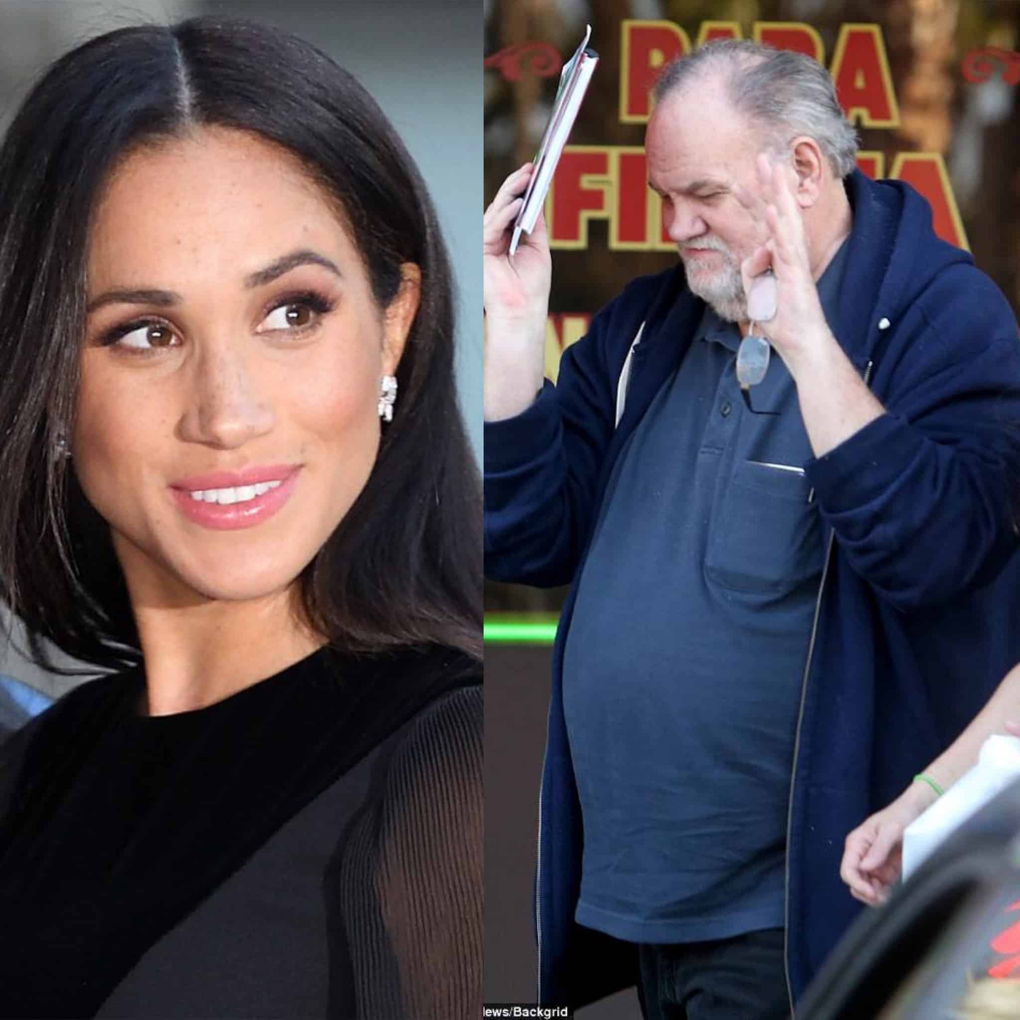 Meghan Markle ass am Prozess fir Messagen mat hirem Papp auszeleeën