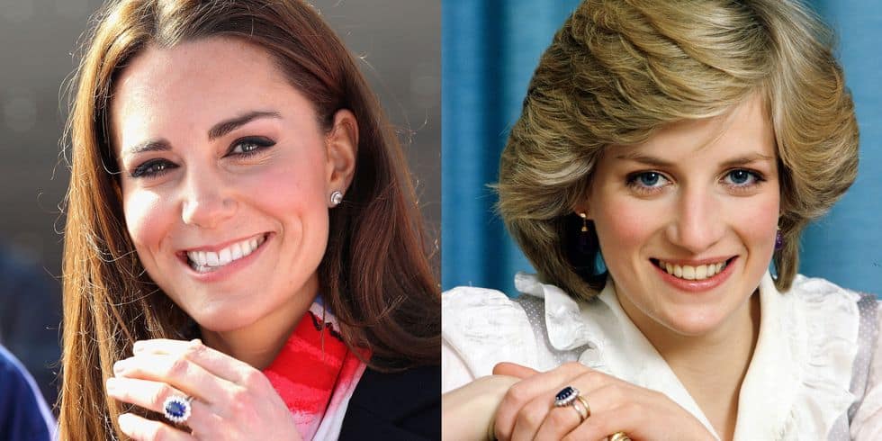 Unaza e Kate Middleton Princeshës Diana