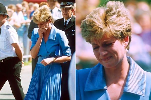 Diana ağlayır