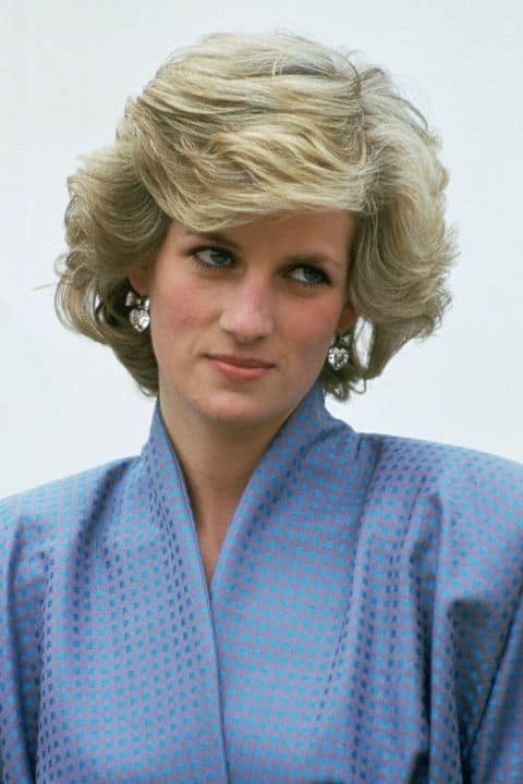 Corte de cabelo da princesa Diana