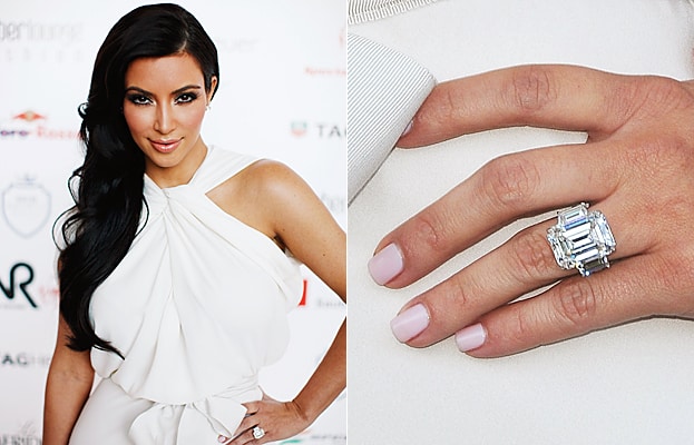 Kim Kardashian trouwring