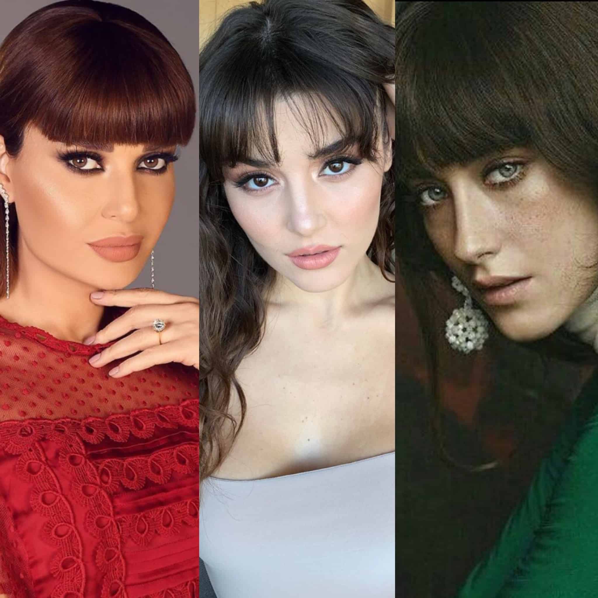 celebrity bangs fashion