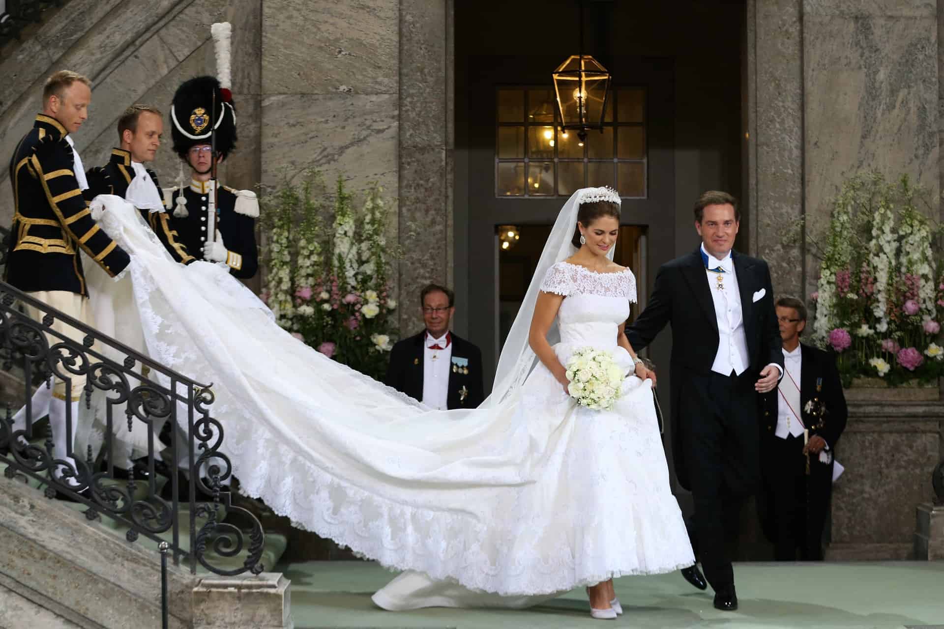 Prinses Madeleine van Zweden en haar man