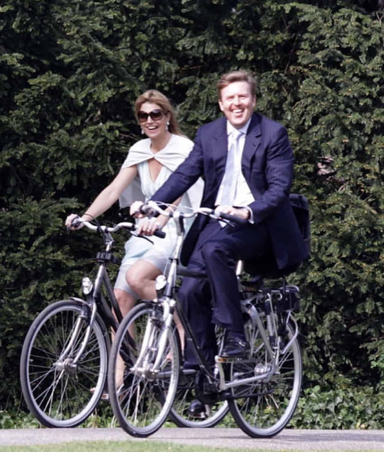 Kraliçe Maxima ve bisiklet