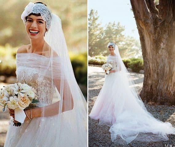Valentino Ann Hathaway's Wedding Dresses
