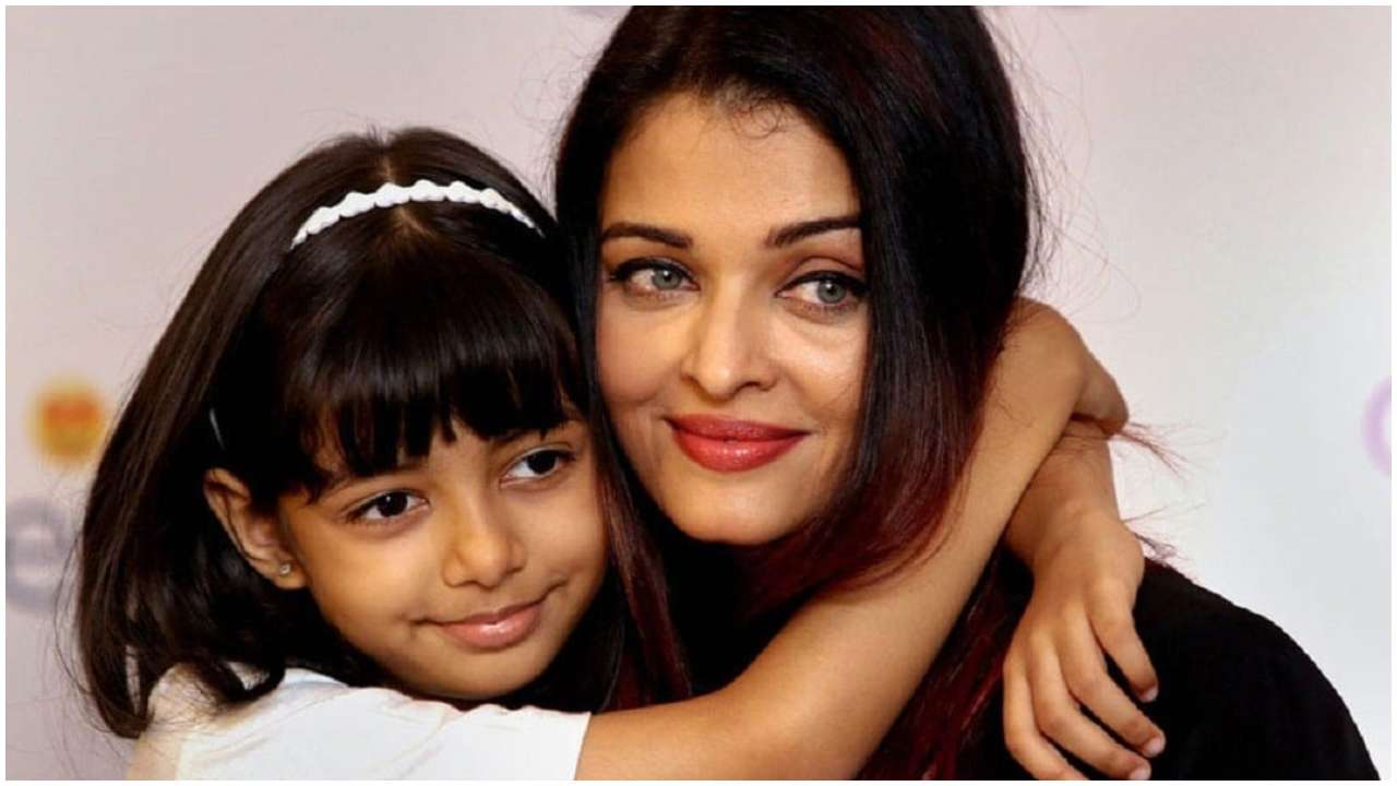 Aishwarya Rai og dóttir hennar