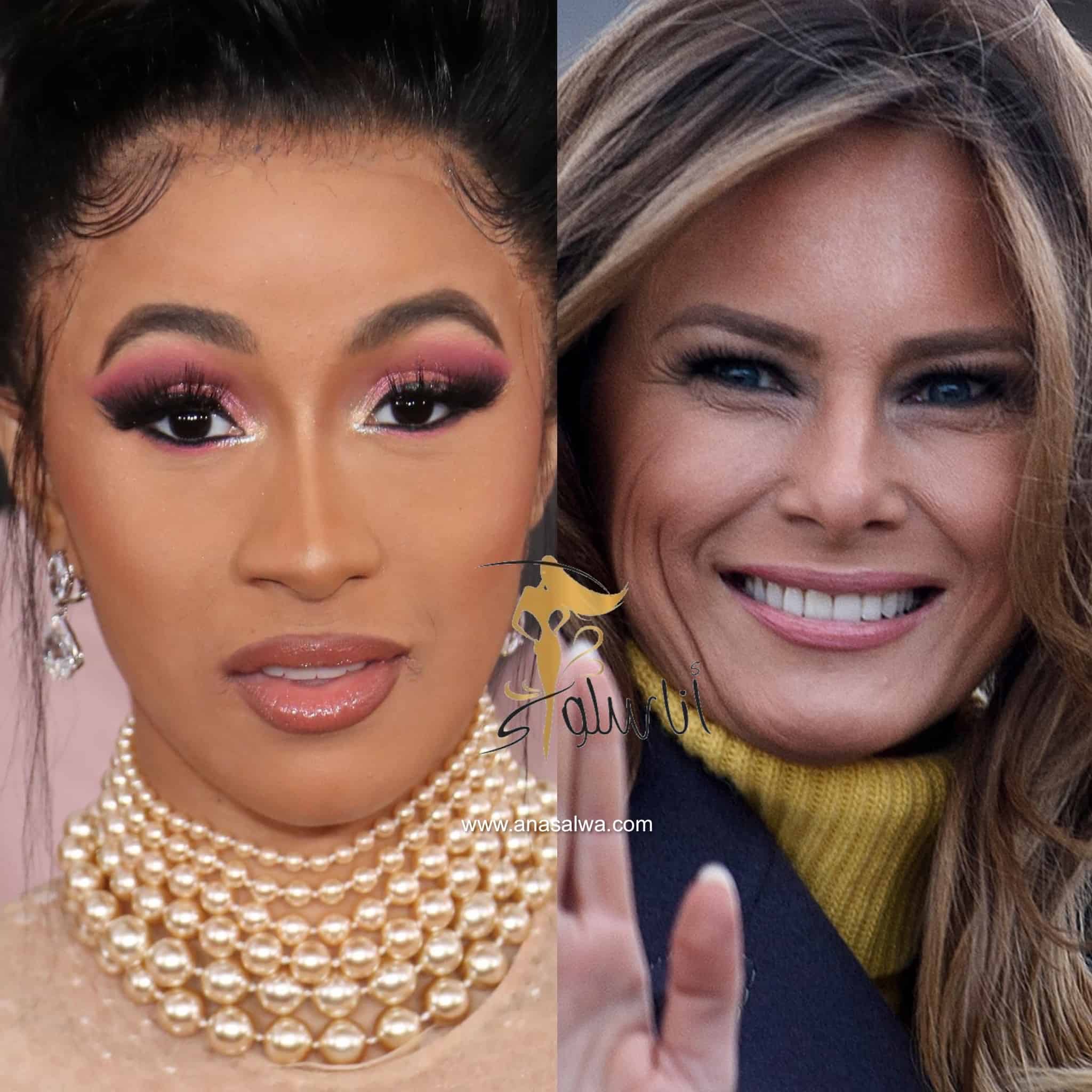 Cardi B Melania Trumpová