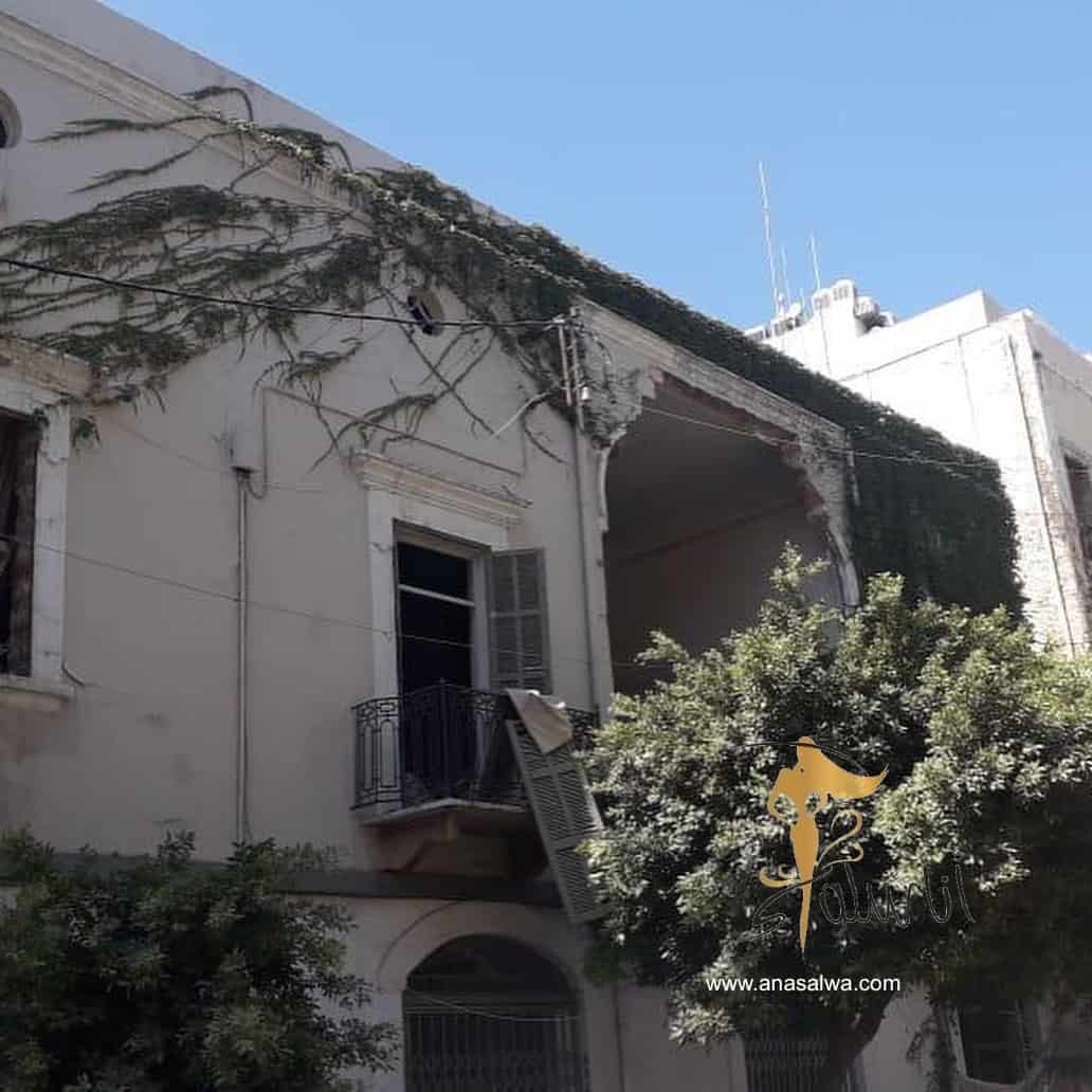 انفجار بيروت يدمر منزل ايلي صعب في بيروت الجميزة