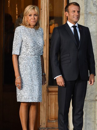 Brigitte Macronová Emmanuel Macron