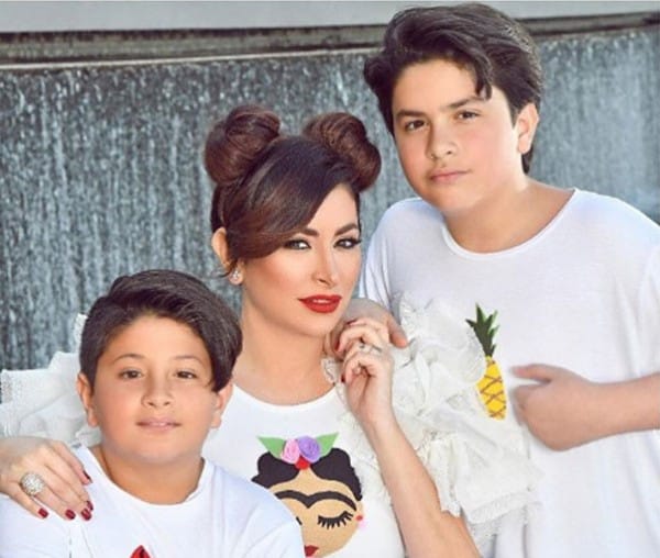 Dima Bayaa und ihre Kinder Tim Hassan