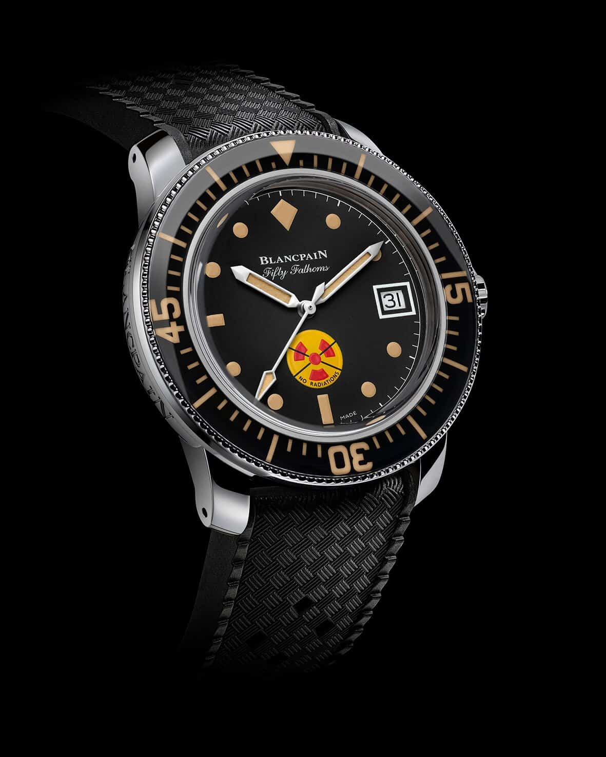 Blancpain izlaiž ekskluzīvu Tribute to Fifty Fathoms No Rad pulksteni, lai atzīmētu šo mūžīgo ikonisko stilu.